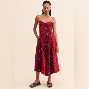Free People Gail Midi Dress Size S